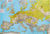 Książka ePub Europa mapa Å›cienna drogowa arkusz laminowany 1:3 500 000 - brak