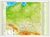 Książka ePub Polska mapa Å›cienna fizyczna na podkÅ‚adzie do wpinania znacznikÃ³w 1:700 000 - brak