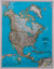Książka ePub Ameryka PÃ³Å‚nocna Classic mapa Å›cienna polityczna arkusz papierowy 1:14 009 000 - brak