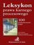 Książka ePub Leksykon prawa karnego procesowego 100 podstawowych pojÄ™Ä‡ - Wojciech CieÅ›lak, Krzysztof WoÅºniewski