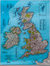 Książka ePub Wielka Brytania, Irlandia Classic mapa Å›cienna polityczna arkusz papierowy 1:1 687 000 - brak
