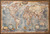 Książka ePub Åšwiat mapa Å›cienna, stylizowana, antyczna arkusz papierowy 1:33 000 000 - brak