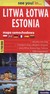 Książka ePub Litwa Åotwa Estonia Mapa samochodowa 1:700 000 - brak
