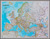 Książka ePub Europa Classic mapa Å›cienna na podkÅ‚adzie magnetycznym 1:5 419 000 - brak