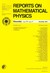 Książka ePub Reports on Mathematical Physics 74/3 2014 Pergamon - brak
