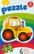 Książka ePub Pierwsze puzzle Pojazdy - brak