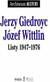 Książka ePub Listy 1947-1976 - Wittlin JÃ³zef, Jerzy Giedroyc