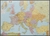 Książka ePub Europa mapa Å›cienna administracyjno-drogowa na podkÅ‚adzie do wpinania 1:2 600 000 - brak