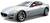 Książka ePub Maserati Granturismo Silver 1:24 BBURAGO - brak
