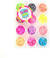 Książka ePub Zestaw confetti mini brokatÃ³w 12 kolorÃ³w - brak