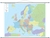 Książka ePub Europa mapa Å›cienna kodÃ³w pocztowych 1:2 500 000 - brak