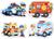 Książka ePub Puzzle 4w1 (4,5,6,7) maxi Pojazdy ratunkowe B-04393 - brak