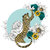 Książka ePub Karnet Swarovski kwadrat Gepard kwiaty - brak
