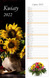 Książka ePub Kalendarz 2022 Kwiaty pasek - brak