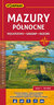 Książka ePub Mapa turystyczna - Mazury pÃ³Å‚nocne 1:50 000 - brak