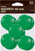 Książka ePub Magnesy 40 mm zielone 10 sztuk - brak