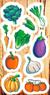 Książka ePub Naklejki Warzywa - brak
