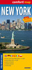 Książka ePub New York city street map 1:75 000 - brak