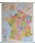 Książka ePub Francja mapa Å›cienna kody pocztowe 1:1 000 000 - brak