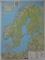 Książka ePub Skandynawia mapa Å›cienna drogowa arkusz laminowany 1:2 000 000 - brak