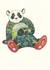 Książka ePub Karnet A121 B6 + koperta Panda - brak