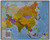 Książka ePub Azja mapa Å›cienna polityczna na podkÅ‚adzie magnetycznym 1:11 000 000 - brak