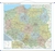 Książka ePub Polska mapa Å›cienna administracyjno-drogowa z tablicami rejestracyjnymi 1:500 000 - brak